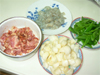 百合根と肉炒め調理